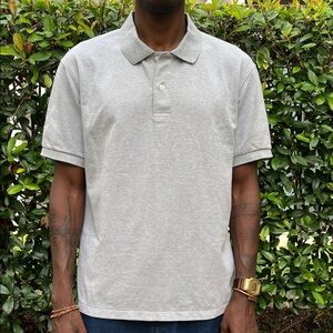 Uniqlo Light Gray Polo Shirt